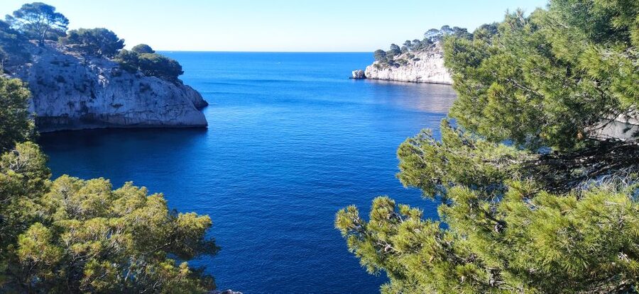 Cassis: 3 Calanques Half-Day Hiking Tour with Swimming - Stop 1: Calanque de Port-Miou and the “two stories at once” feel