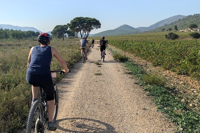 Cassis: Three Calanques Tour by Electric Mountain Bike - Bikes, helmets, and the guide’s role on tougher sections