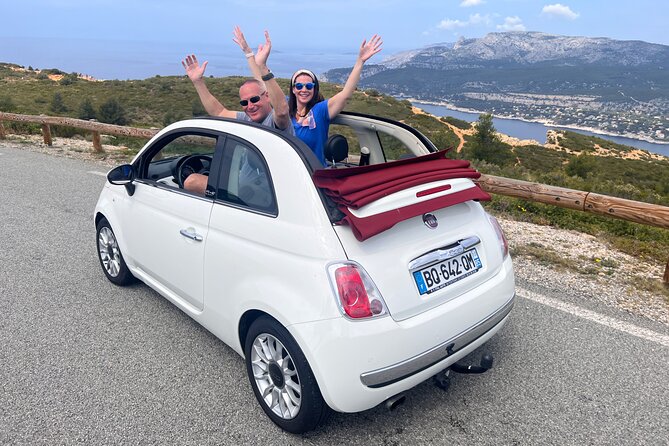 Drive by cabriolet from Marseille cruise port to cassis - Getting Calanques into your day without getting stuck hiking all day