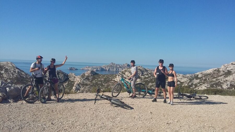 From Marseille: Calanques National Park E-Mountain Bike Tour - Fontaine d’Ivoire and the Col de Cortiou moment for Sormiou views