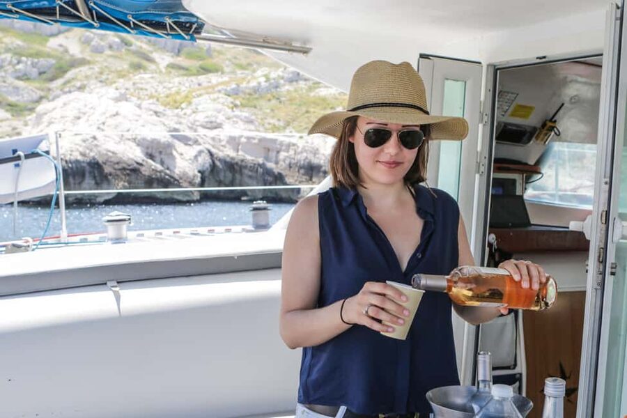 Marseille: Calanques Catamaran Cruise, Picnic, & Swimming - The Calanques Route: Riou Island, Sormiou, Morgiou, Sugiton, and Weather-Dependent Blue Cave