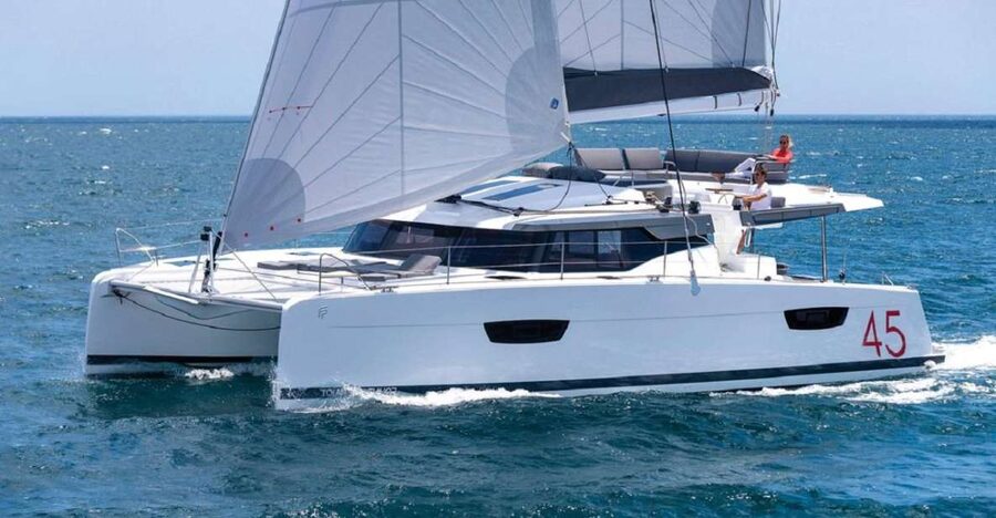 Marseille: Catamaran cruise to discover Frioul Islands - The Elba45 on the Water: Rooftop Views and a Comfortable, Tiny Crew