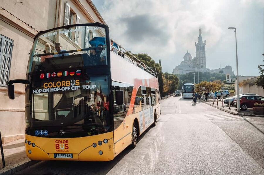 Marseille: City Sightseeing Hop-On Hop-Off Bus Tour - Notre-Dame de la Garde and the Corniche Kennedy Views