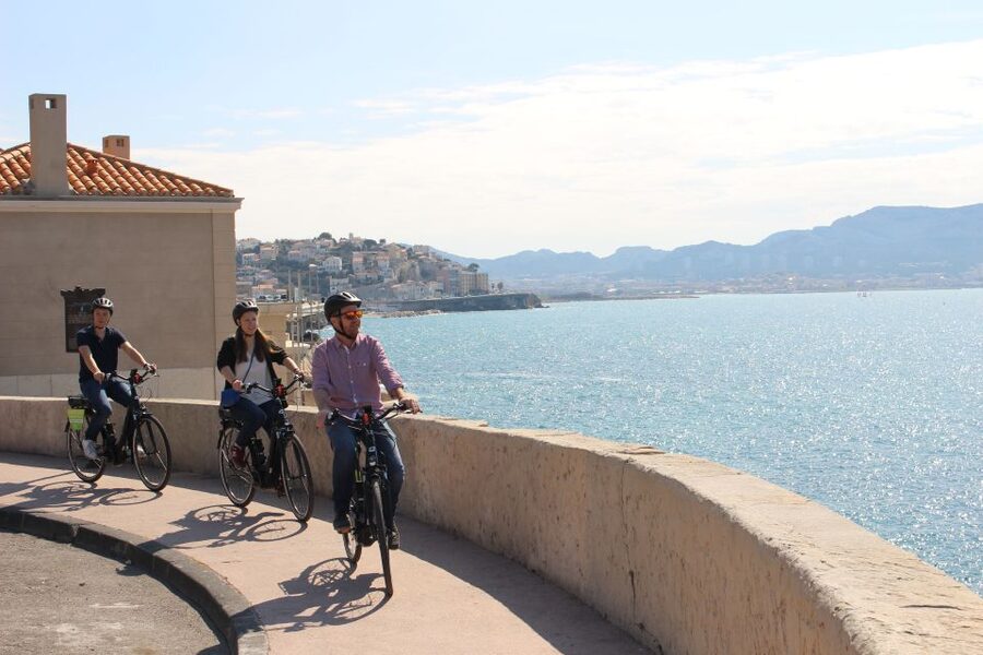 Marseille: E-bike Virtual Guided Tour - Starting at Vieux Port: the route begins where the city pulses