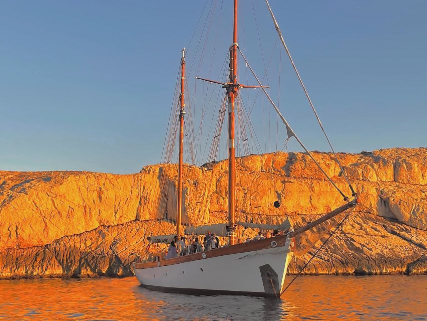Marseille: Frioul Islands Sunset Cruise with Cocktail Dinner - Frioul Islands anchor stop: the swim and snorkel you’ll remember