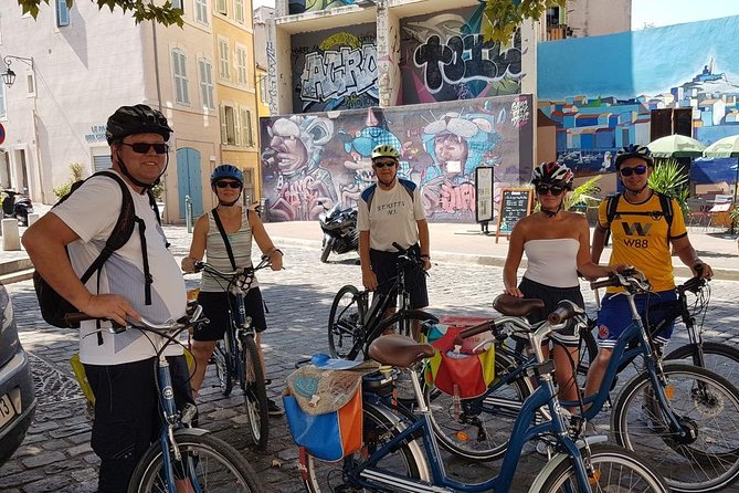 Marseille Grand E-Bike Tour : "le tour du Fada" - MuCEM and Le Panier: old Marseille meets modern waterfront