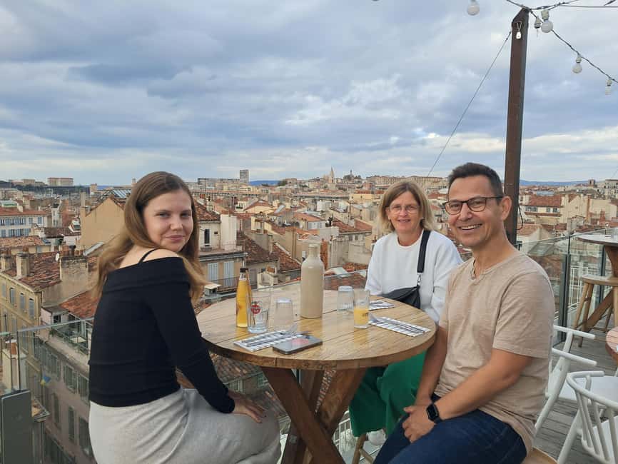 Marseille : Old Town Food Tour by Food Lover Tour - Ciel Rooftop Stop: Aperitif, Photos, and a View That Reframes the City