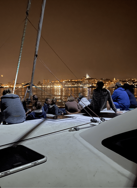 Marseille: Sunset Catamaran Tour with Stand-up Paddle & Wine - The roof jump board moment (and why it’s better on a catamaran)