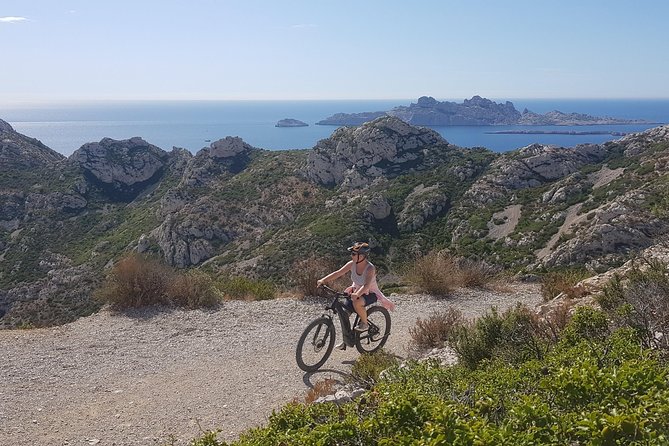Sormiou Calanques National Park Electric Bike Tour from Marseille - Riding through Parc National des Calanques near Pastré Castle